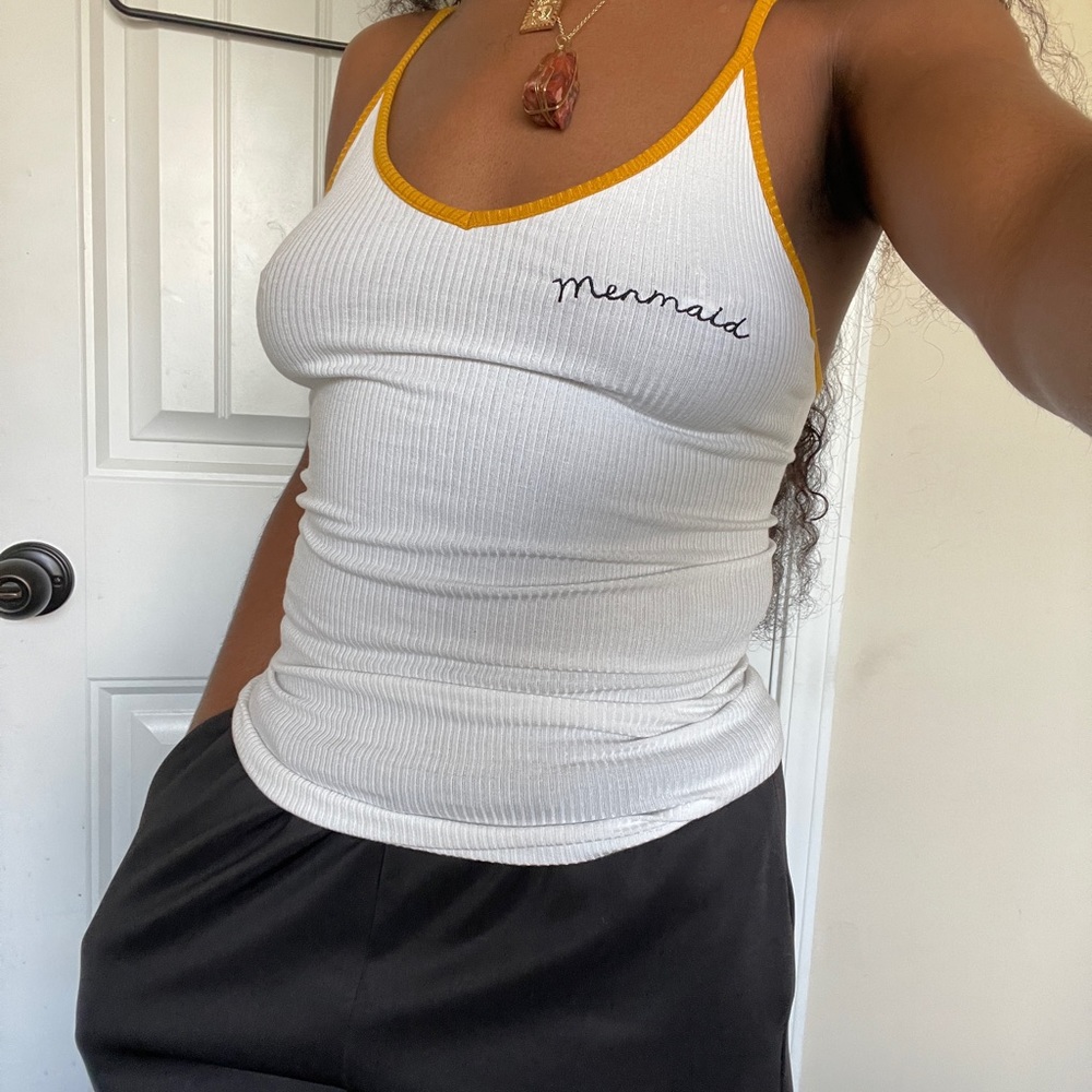 White “Mermaid” Cami